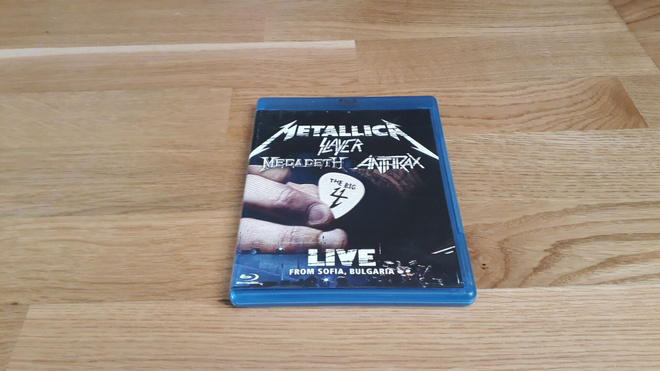 Metallica Slayer Megadeth Antrax The Big 4 Blu-ray