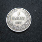 1 markka 1892 - hopeaa - pikkukuva 1