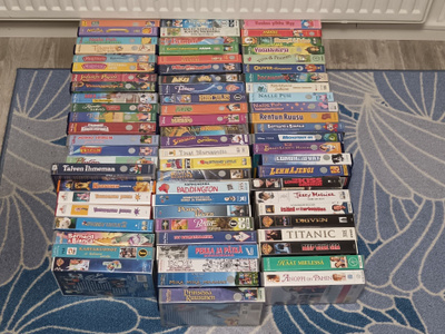 2e/kpl Disney ja Muut VHS Kasetit