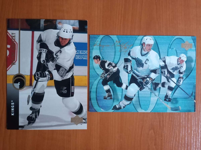 Wayne Gretzky 1994-95 Upper Deck Jumbo kortit 10€ kpl