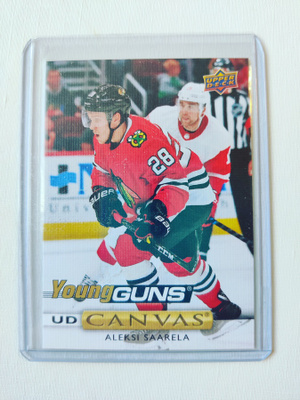 19-20 UD Young Guns Canvas - Aleksi Saarela