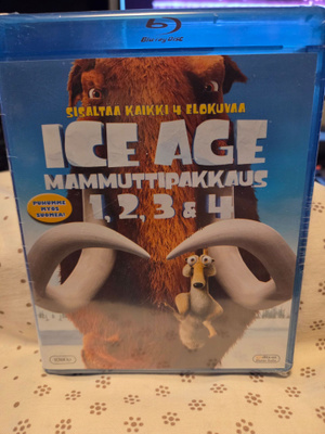 Ice Age Mammuttipakkaus 1-4 UUSI MUOVEISSA