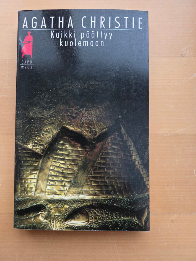 AGATHA CHRISTIE . KAIKKI PÄÄTTYY KUOLEMAAN . NID .