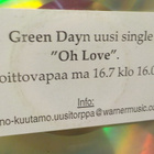 GREEN DAY - OH LOVE RADIO EDIT PROMO CD-R - pikkukuva 2