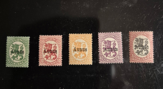 Aunukset , 1mk on postituore atesti merkki !