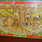 1000 palaa palapeli Funky Zoo - pikkukuva 1