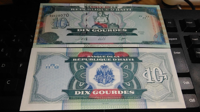 Haiti 10 Gourdes 2000 P265 UNC