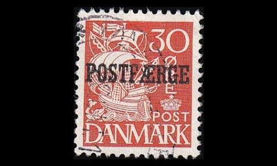 Tanska PF_26 o Laiva 30 öre oranssi (1942)