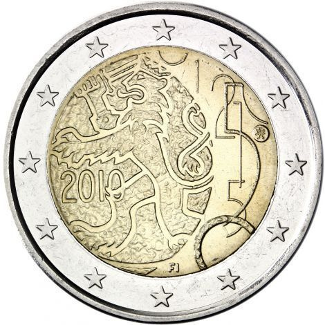 Suomi 2010 2 € Suomalainen raha 150v UNC