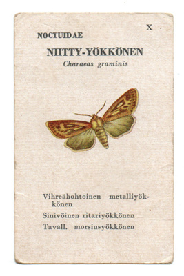 Ikivanha Pelikortti NIITTY-YÖKKÖNEN