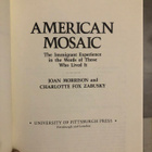 Morrison & Zabusky: American Mosaic. 1993. - pikkukuva 3