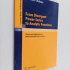 Werner Balser : From divergent power series to analytic f... - pikkukuva 1
