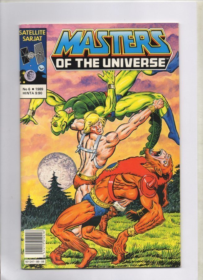 SATELLITE SARJA n:o 6 1989 MASTERS OF YHE UNIVERSE