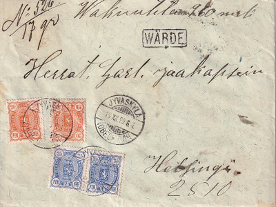 WÄRDE JYVÄSKYLÄ SINETEIN 1899