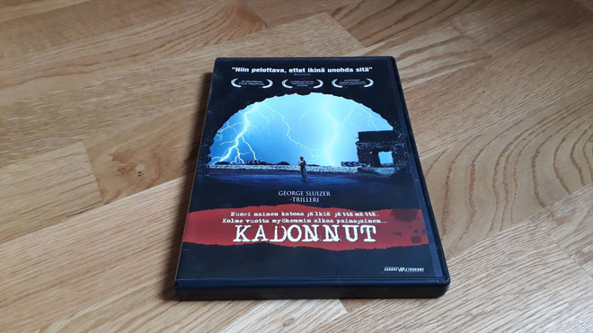 Kadonnut - Spoorloos (1988) DVD Suomijulkaisu