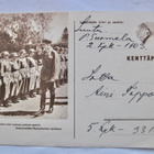 VANHA Kortti Mannerheim Lotta Svärd Kulk. 1941 Kenttäposti - pikkukuva 1