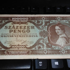 Hungary Unkari 100000 1945 P121 F+ - pikkukuva 1