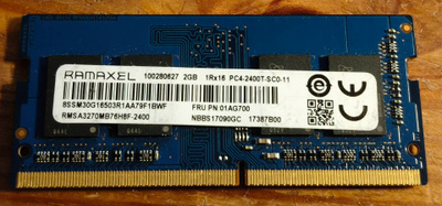 2GB DDR4 sodimm
