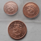 Suomi 1c, 2c, 5c, v. 2002, unc - pikkukuva 2