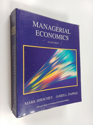 Mark Hirschey ym. : Managerial Economics