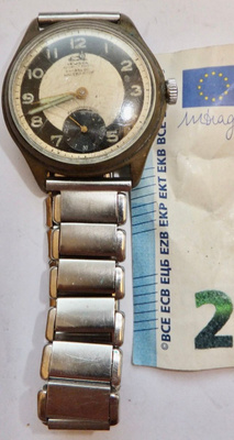 VANHA Kello Leijona Waterproof 17 kiv Sveitsiläinen
