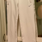NIKE DRI FIT valkoiset treeni housut S - pikkukuva 1