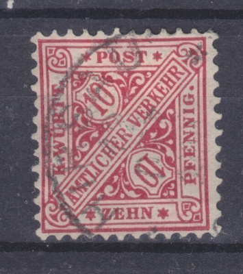 Saksa Wyrtenberg 1881 Mi Dienst 203