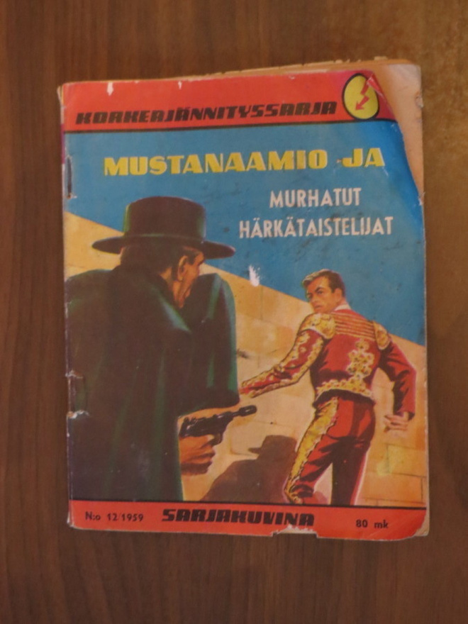 Korkejännityssarja # 12/1959 - Mustanaamio ja murhatut...