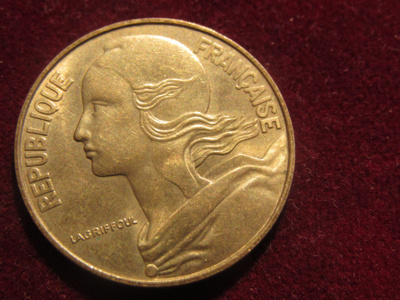 20 centimes 1984. Ranska-France