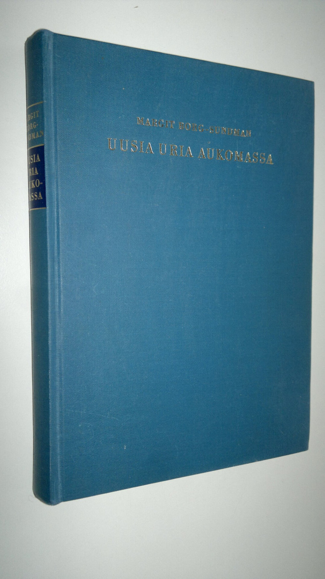 Margit Borg-Sundman : Uusia uria aukomassa