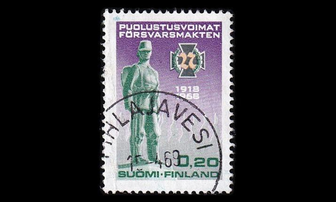 644 o Puolustusvoimat 50 vuotta Pihlajavesi 15.4.69 (1968)