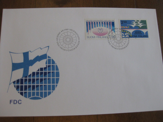 Ensipäiväkuori FDC 4.9.1989