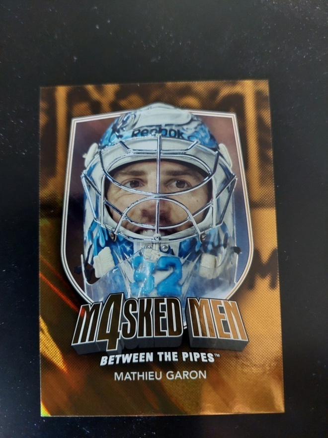 2011-12 BTP Masked Men IV Gold #MM19 Mathieu Garon xx/10
