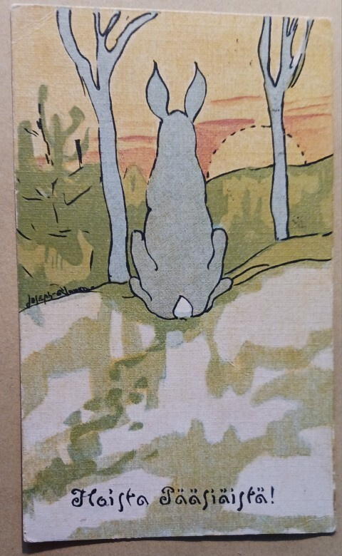 Joseph Alanen: Pupu katsoo auringonnousua, p. 1919