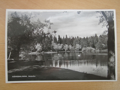 VANHA Postikortti Hämeenlinna 1950-l Alkup. Mallikappale