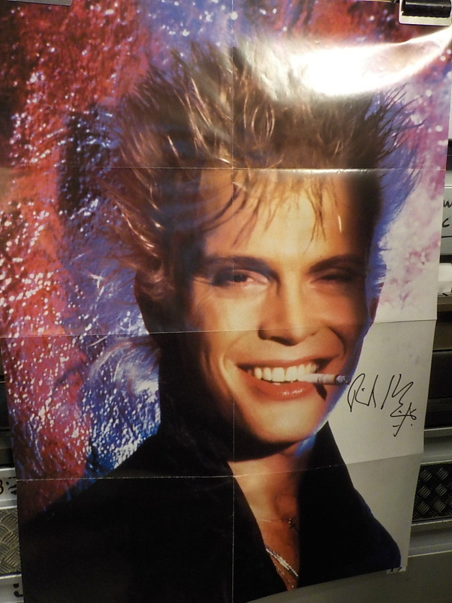 BILLY IDOL - IDOL SONGS POSTERI ITSE MESTARIN NIMMARILLA