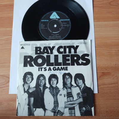Bay City Rollers – It's A Game 7" ps orig Fin 1977 uusi