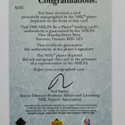 1995-96 Upper Deck #S175 Jere Lehtinen auto nimmarikortti - pikkukuva 2