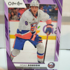 2023-24 O-Pee-Chee - Purple Border #324 Noah Dobson 13/49 - pikkukuva 1