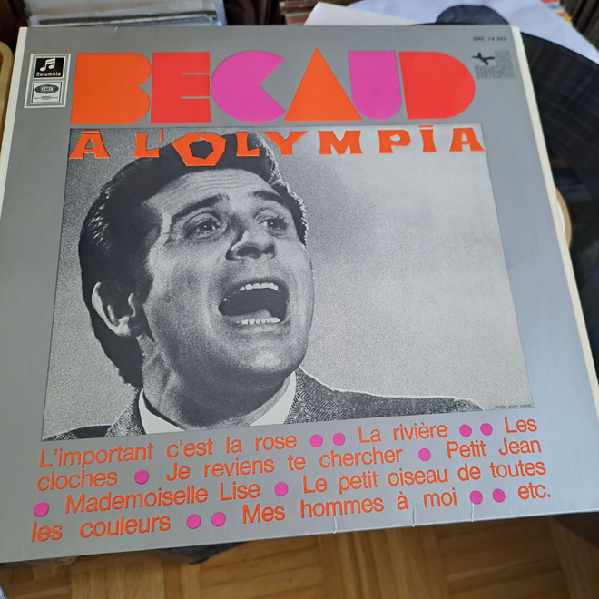 Gilbert Becaud vinyylilevy