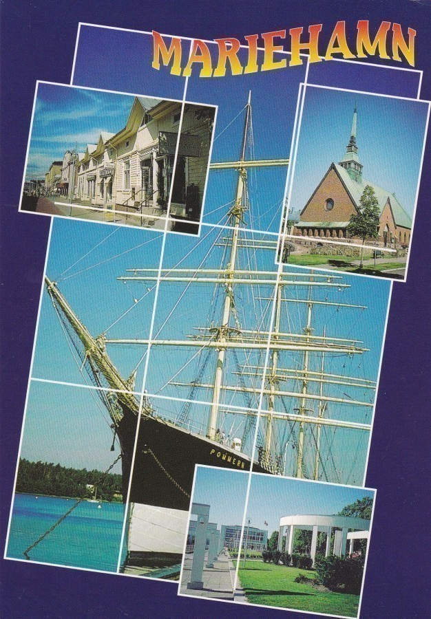 LAIVAKORTTI - PURJELAIVA - POMMERN - 4