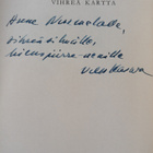 Viljo Kajava : Vihreä kartta (signeerattu, tekijän omiste) - pikkukuva 2