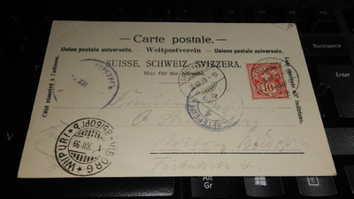 Sveitsi - Wiborg Davos PK 1899 26/10