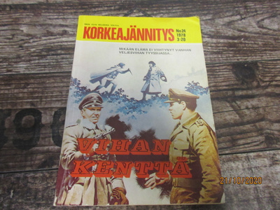 Korkeajännitys.  Vihan kenttä 24/1978