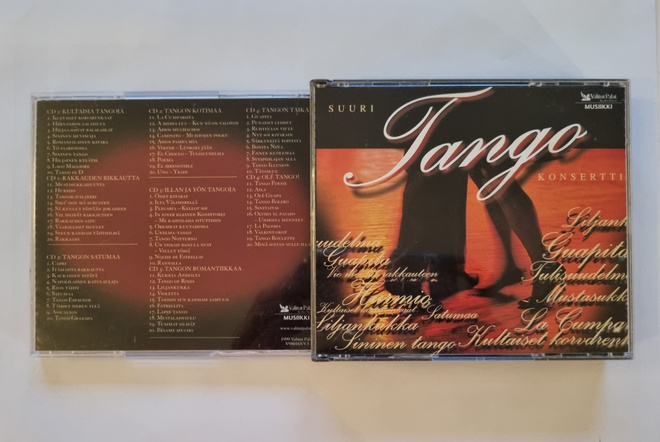 SUURI TANGO KONSERTTI 4 CD