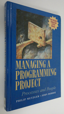 Philip Metzger : Managing a programming project : people ...