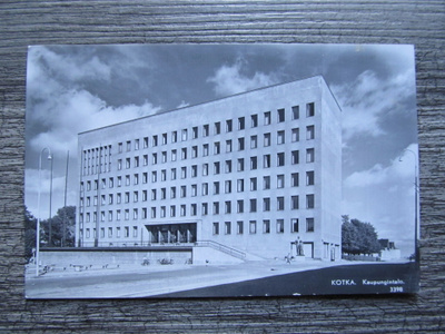 KOTKA.....kaupungintalo, vanhempi kortti.