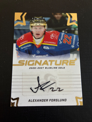 Forslund Jokerit signature gold blueline 26-27