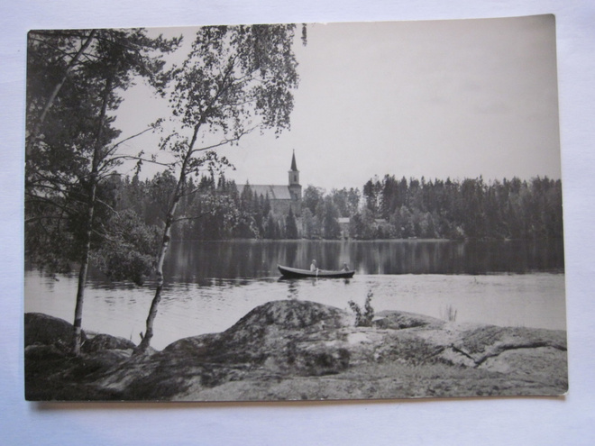 VANHA Postikortti Karjalohja 1960-luku