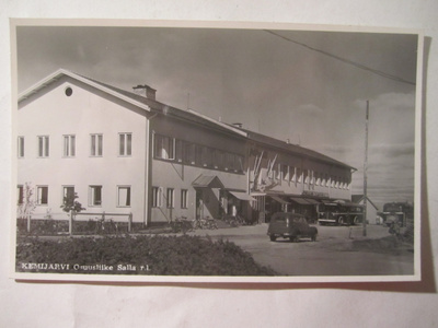 VANHA Postikortti Kemijärvi Lappi 1950-l Alkup.Mallikappale